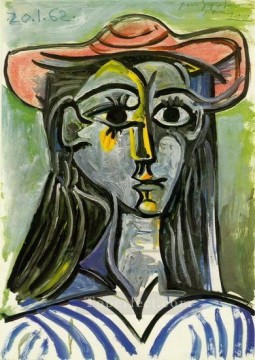 Mujer con sombrero Busto 1962 Pablo Picasso Pinturas al óleo